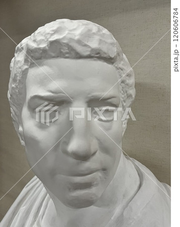 石膏像ブルータスの顔を多方向から見ます。 石膏像ブルータスの顔を多方向から見ます。 120606784