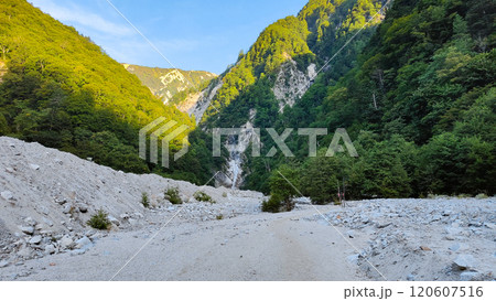夏の烏帽子岳・南沢岳登山（濁沢） 120607516