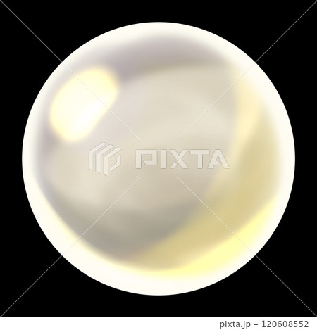 イエロー系の乳白色の丸い宝石 イエロー系の乳白色の丸い宝石 120608552