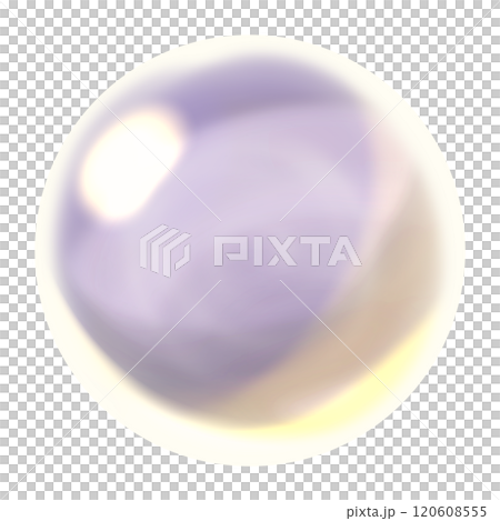 パープル系の乳白色の丸い宝石 パープル系の乳白色の丸い宝石 120608555