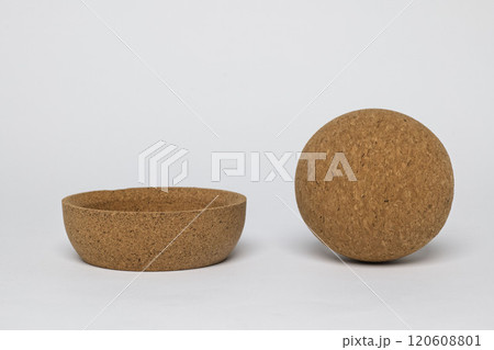 Introducing the Modern Cork Bowl and Sphere, perfect for adding an EcoFriendly touch to your decor Introducing the Modern Cork Bowl and Sphere, perfect for adding an EcoFriendly touch to your decor 120608801