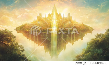 空中散歩　天空の神殿を目指して　懐かしい記憶を探す 120609820