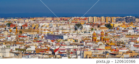 Seville Panoramic Cityview from Seville Cathedral, Spain 120610366