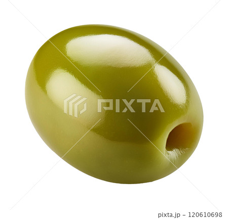 Vibrant Green Olive Close Up 120610698