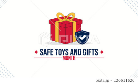 Choose Safe Toys for Children, Safe Toys and Gifts Month, observed every year in December. Holiday concept.  120611626
