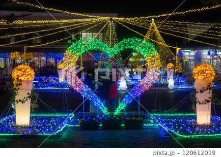 道の駅ららん藤岡のイルミネーション 道の駅ららん藤岡のイルミネーション 120612019