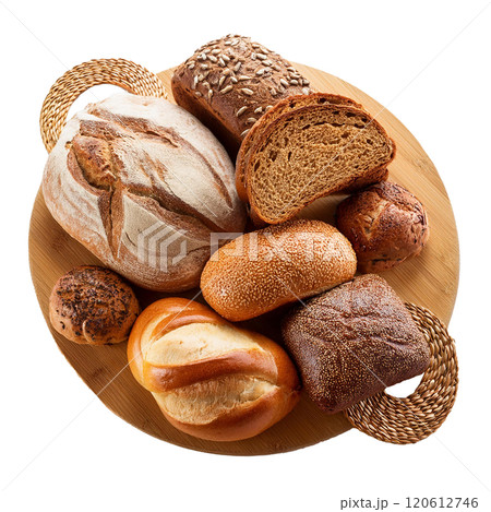 bread on a wooden board bread on a wooden board 120612746