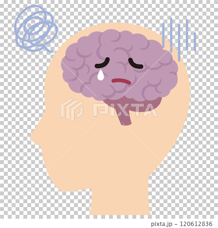 脳のストレス　疲労 120612836