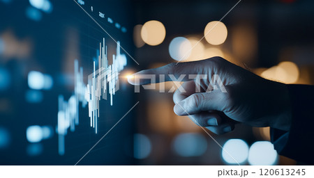 株価グラフを備えたハイテク取引ダッシュボード 株価グラフを備えたハイテク取引ダッシュボード 120613245