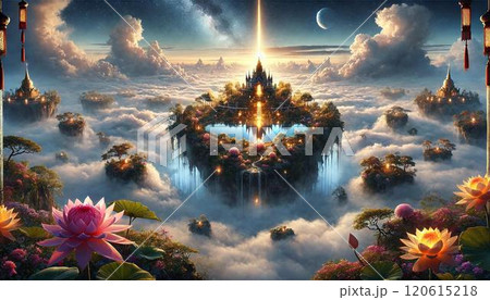 天空の島_AI生成画像 120615218