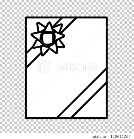 Gift box with ribbon 120615263