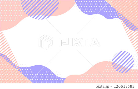 ポップな幾何学模様の背景素材 13 ピンク ベージュ 紫 ポップな幾何学模様の背景素材 13 ピンク ベージュ 紫 120615593