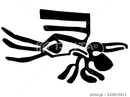 ナスカの地上絵　ペリカン 120615611