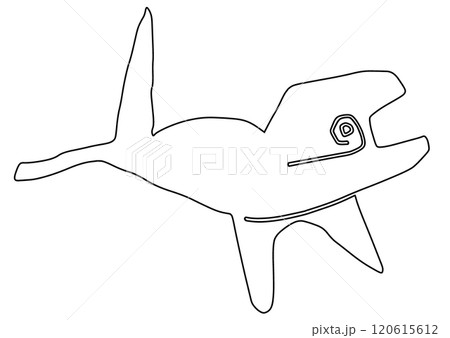 ナスカの地上絵 クジラ ナスカの地上絵 クジラ 120615612