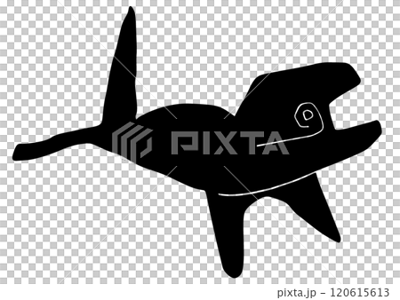 ナスカの地上絵　クジラ 120615613