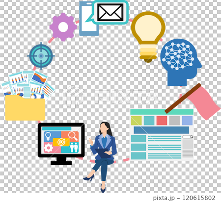 Business marketing illustration Business marketing illustration 120615802