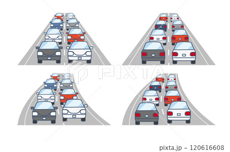 道路渋滞、帰省ラッシュ、Uターンラッシュ 120616608