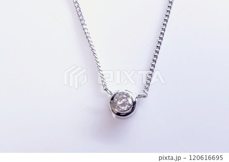 プラチナダイアモンドネックレス プラチナダイアモンドネックレス 120616695