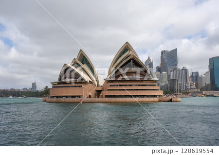 New South Wales, Australia:November 10, 2024.The Sydney opera house is beautiful building and  famous landmark in Sydney,Australia 120619554