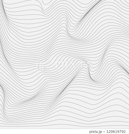 Relief black and white background with optical illusion of distortion. 120619792