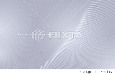 Soft grey abstract background with silver flowing wavy lines 120620145
