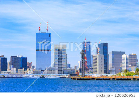 東京都　港区　浜松町付近の街並み 120620953