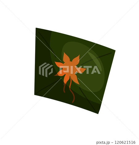 Vector illustration of an envelope with flower. Greetings for the holiday Vector illustration of an envelope with flower. Greetings for the holiday 120621516
