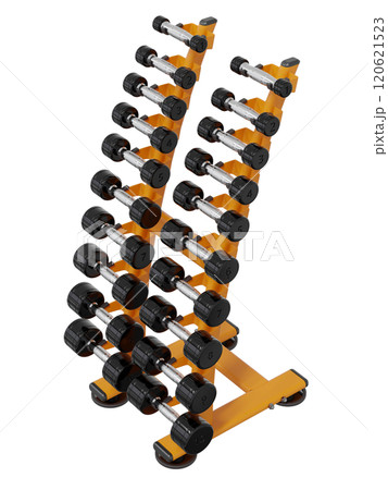 Gym Dumbbell rack, a stand for weightlifting gym equipment Gym Dumbbell rack, a stand for weightlifting gym equipment 120621523