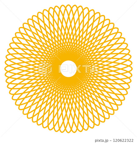 円の幾何学模様 120622322