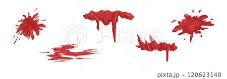 Dripping Blood and Bloody Splatter and Spots Vector Set Dripping Blood and Bloody Splatter and Spots Vector Set 120623140