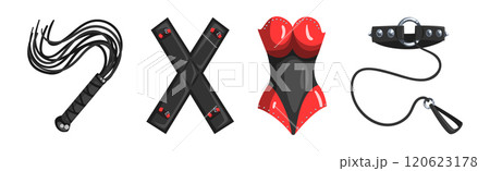 Sex Shop Toys and Accessories for Sexual Pleasure Vector Set Sex Shop Toys and Accessories for Sexual Pleasure Vector Set 120623178