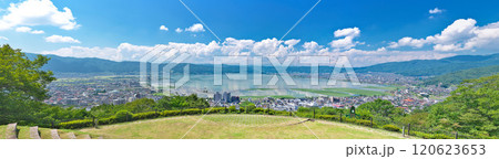 【諏訪湖 (立石公園 展望テラスより)】(高解像度版) 長野県諏訪市上諏訪立石町 【諏訪湖 (立石公園 展望テラスより)】(高解像度版) 長野県諏訪市上諏訪立石町 120623653