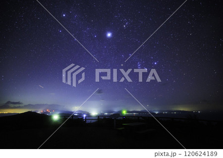 《愛媛県 せと風の丘パーク》 せと風の丘パーク展望デッキからの星空 《愛媛県 せと風の丘パーク》 せと風の丘パーク展望デッキからの星空 120624189