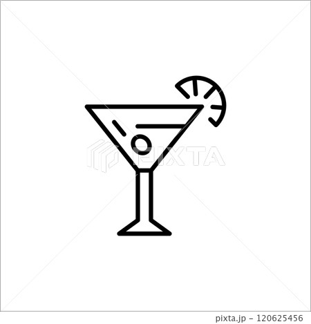 Martini cocktail icon Martini cocktail icon 120625456