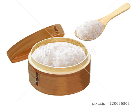 おひつごはん（しゃもじ、フタ付き） 120626802
