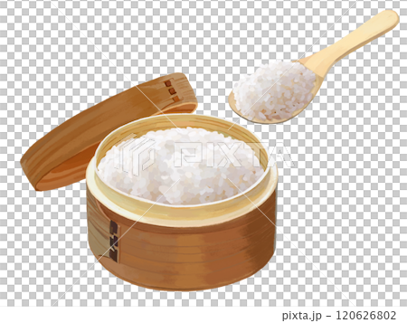 おひつごはん（しゃもじ、フタ付き） 120626802