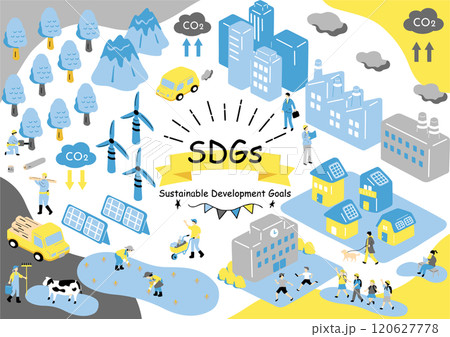 SDGs　持続可能な社会 120627778