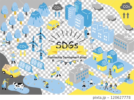 SDGs　持続可能な社会 120627778