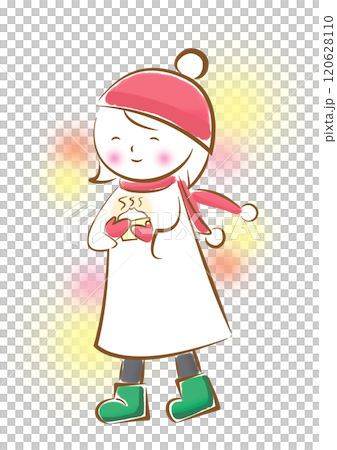 赤い帽子の女の子 120628110