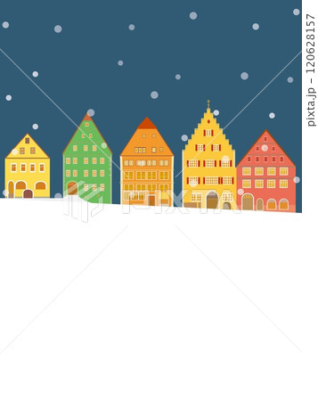 ローテンブルク　rothenburg ob der tauber　ドイツ　germany　雪風景　夜 120628157