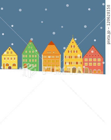 ローテンブルク　rothenburg ob der tauber　ドイツ　germany　雪風景　夜 120628158