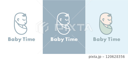 Letter B baby logo symbol design 120628356