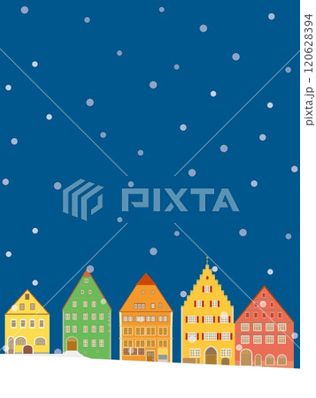 ローテンブルク　rothenburg ob der tauber　ドイツ　germany　雪風景 120628394