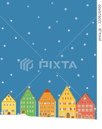 ローテンブルク　rothenburg ob der tauber　ドイツ　germany　雪風景 120628400