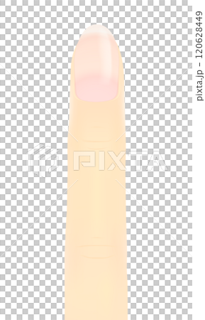 Illustration of only one index finger 120628449