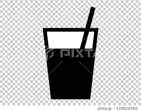 Drink icons (silhouettes) 120628588