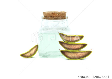 Refreshing Aloe Vera Gel with Freshly Cut Leaves Refreshing Aloe Vera Gel with Freshly Cut Leaves 120628681