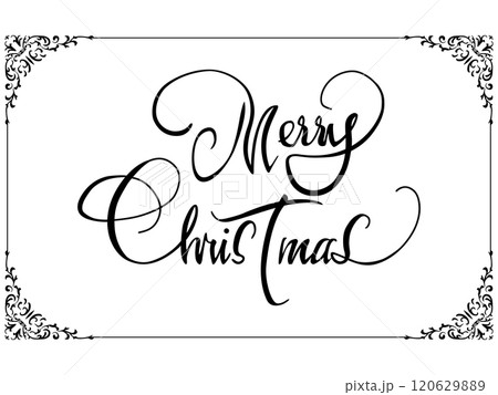 清楚なクリスマスカード〜ブラック〜 清楚なクリスマスカード〜ブラック〜 120629889