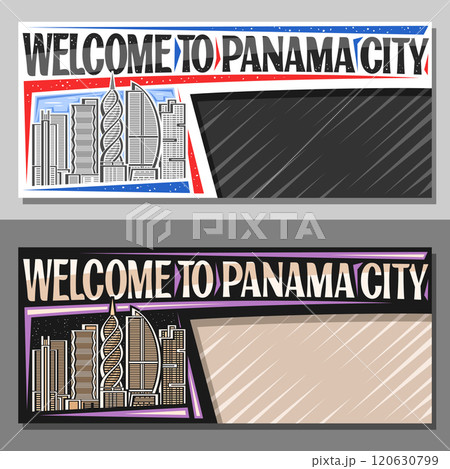 Vector layout for Panama City Vector layout for Panama City 120630799
