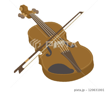 バイオリンのイラスト 120631001